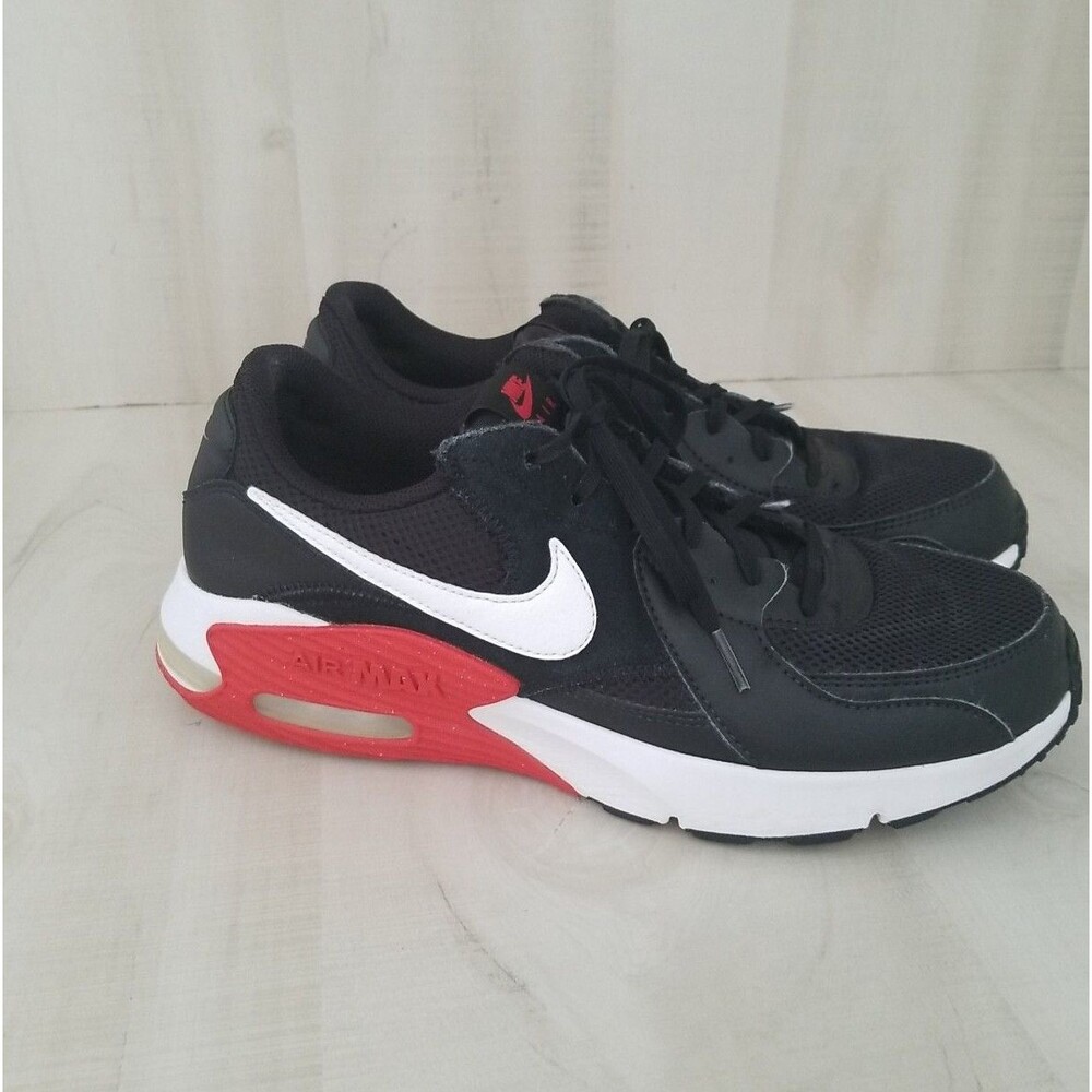 Nike Air Max Excee 90 Bred Black Red Men's Sneakers Size 11.5 [CD4165-005] Used